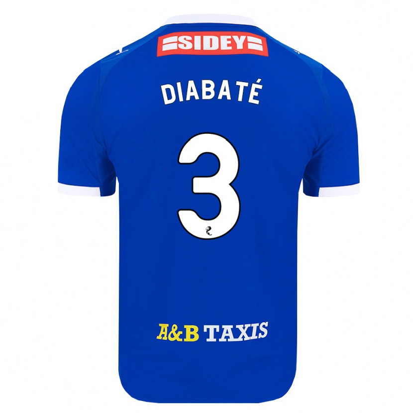 Danxen Pánské Cheick Diabaté #3 Modrá Červená Žlutá Domů Hráčské Dresy 2026/27 Dres