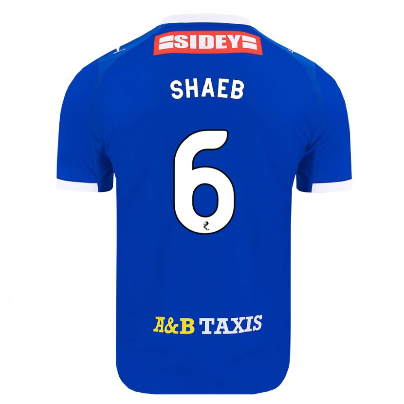 Danxen Pánské Adam Shaeb #6 Modrá Červená Žlutá Domů Hráčské Dresy 2026/27 Dres