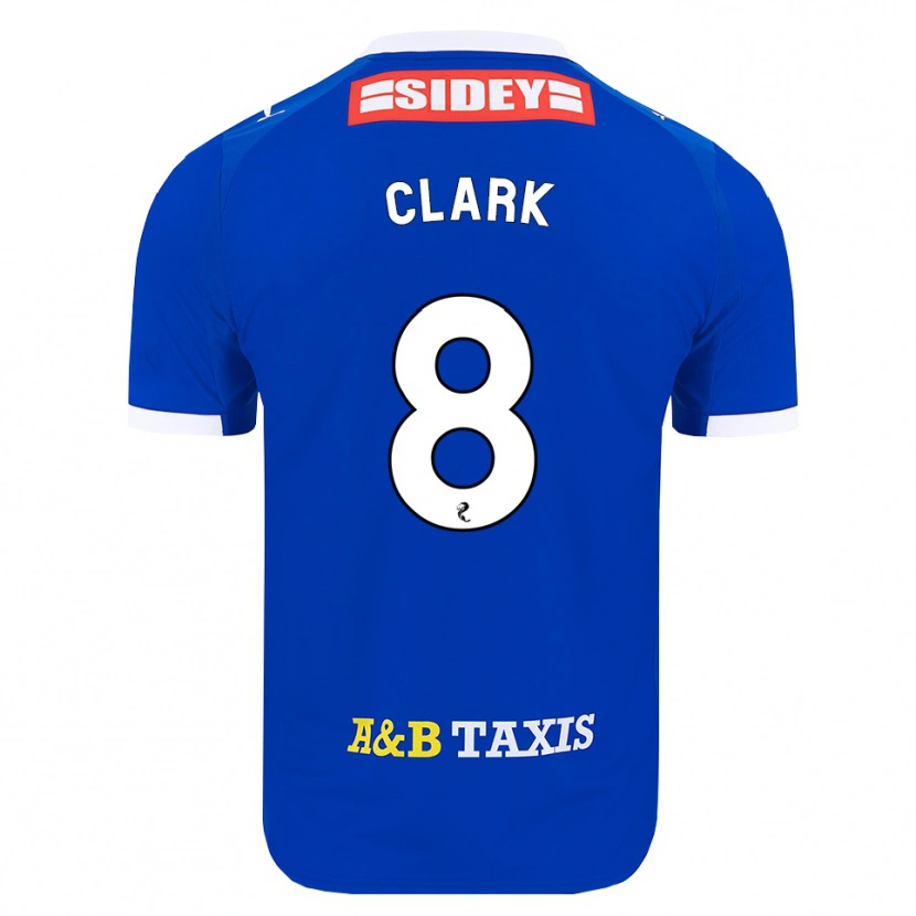 Danxen Pánské Hannah Clark #8 Modrá Červená Žlutá Domů Hráčské Dresy 2026/27 Dres