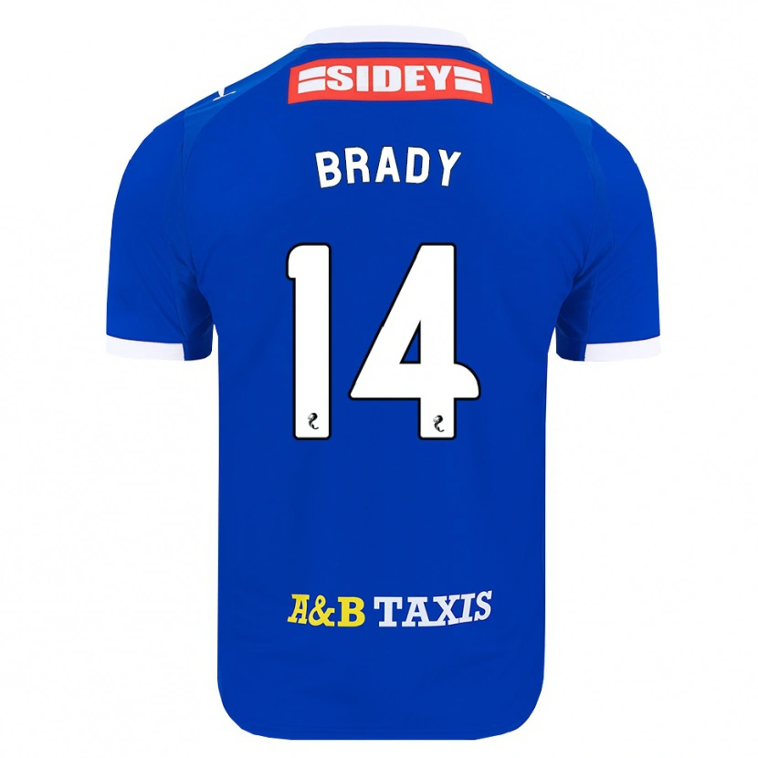 Danxen Pánské Scarlett Brady #14 Modrá Červená Žlutá Domů Hráčské Dresy 2026/27 Dres