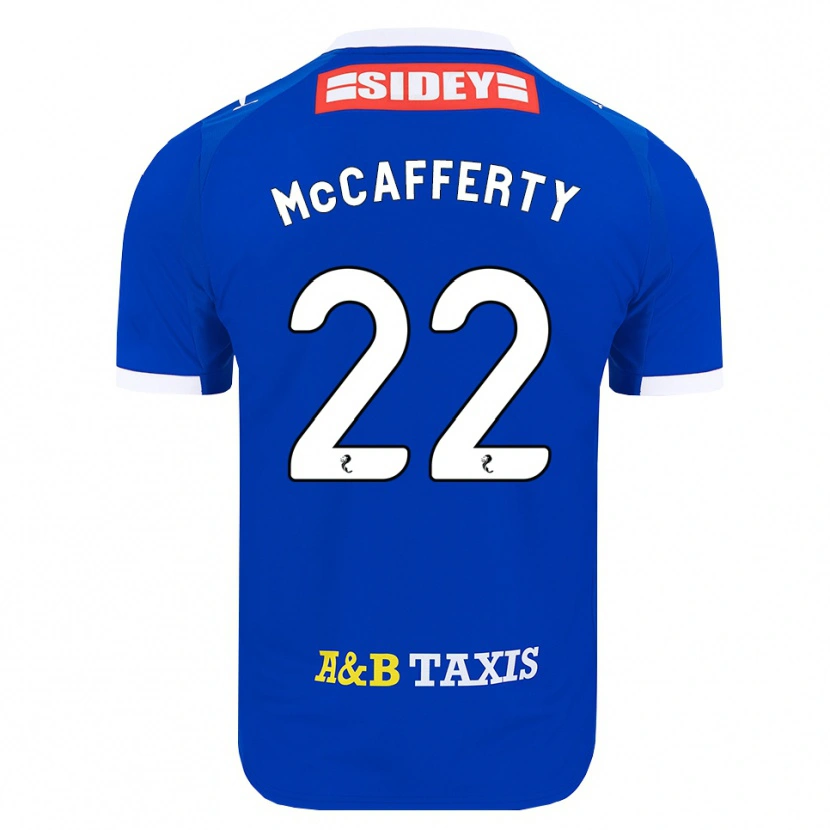 Danxen Pánské Eirinn Mccafferty #22 Modrá Červená Žlutá Domů Hráčské Dresy 2026/27 Dres