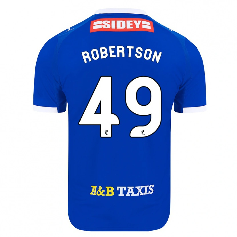 Danxen Pánské Jack Robertson #49 Modrá Červená Žlutá Domů Hráčské Dresy 2026/27 Dres