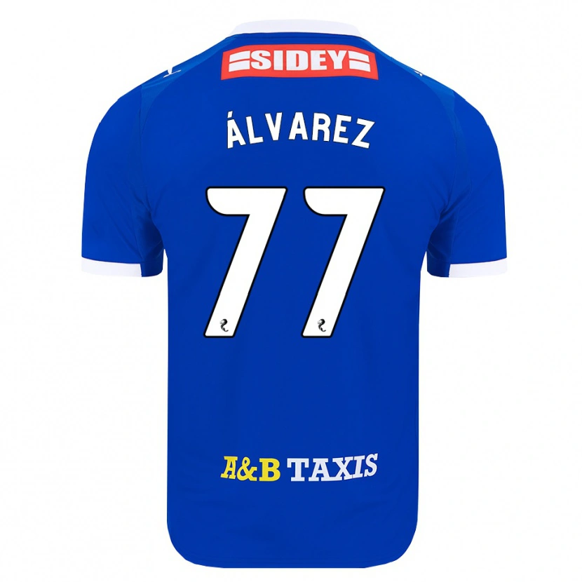 Danxen Pánské Unax Álvarez #77 Modrá Červená Žlutá Domů Hráčské Dresy 2026/27 Dres