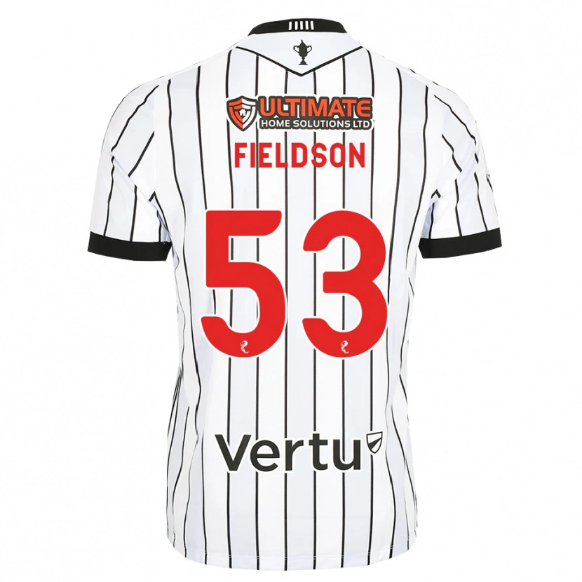 Danxen Pánské Henry Fieldson #53 Bílá Černá Červená Domů Hráčské Dresy 2026/27 Dres