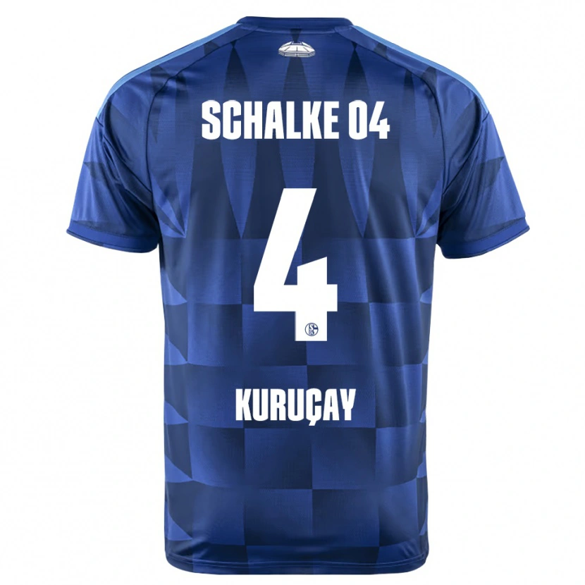 Danxen Pánské Hasan Kuruçay #4 Tmavě Modrá Žlutá Bílá Domů Hráčské Dresy 2026/27 Dres