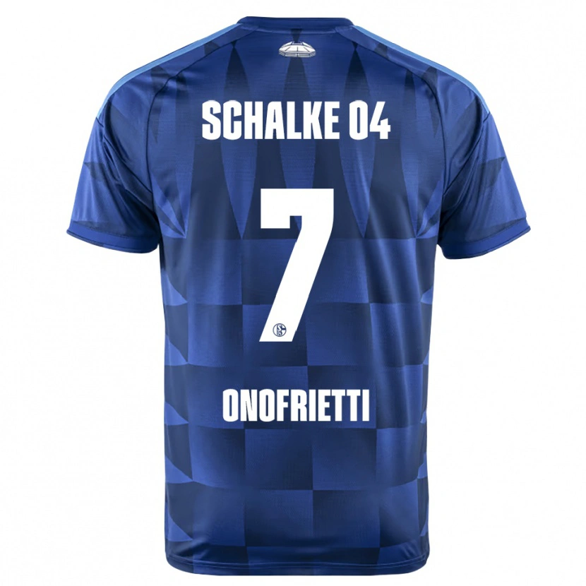 Danxen Pánské Vincenzo Onofrietti #7 Tmavě Modrá Žlutá Bílá Domů Hráčské Dresy 2026/27 Dres