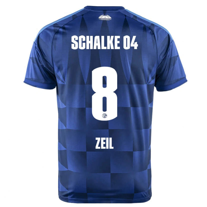 Danxen Pánské Emil Zeil #8 Tmavě Modrá Žlutá Bílá Domů Hráčské Dresy 2026/27 Dres