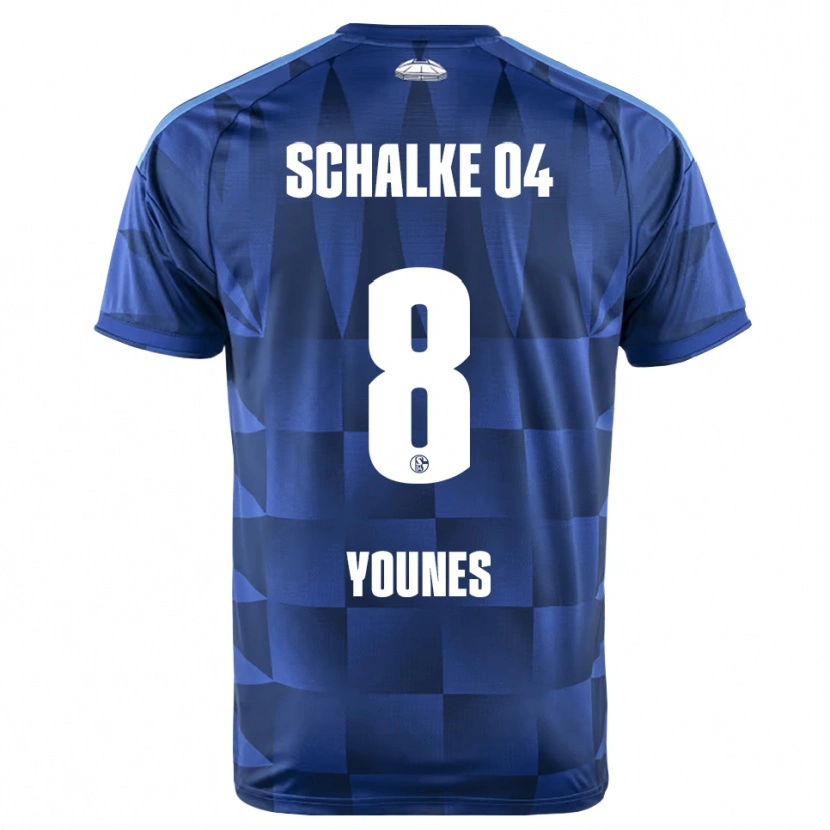 Danxen Pánské Amin Younes #8 Tmavě Modrá Žlutá Bílá Domů Hráčské Dresy 2026/27 Dres
