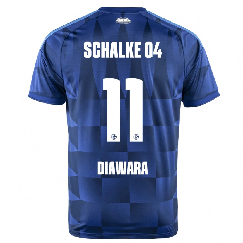 Danxen Pánské Mamady Diawara #11 Tmavě Modrá Žlutá Bílá Domů Hráčské Dresy 2026/27 Dres