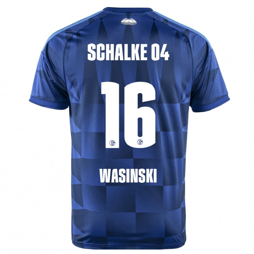Danxen Pánské Martin Wasinski #16 Tmavě Modrá Žlutá Bílá Domů Hráčské Dresy 2026/27 Dres
