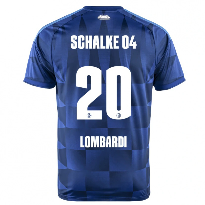 Danxen Pánské Antonio Lombardi #20 Tmavě Modrá Žlutá Bílá Domů Hráčské Dresy 2026/27 Dres