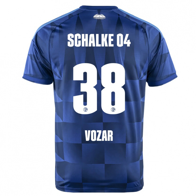 Danxen Pánské Luca Vozar #38 Tmavě Modrá Žlutá Bílá Domů Hráčské Dresy 2026/27 Dres