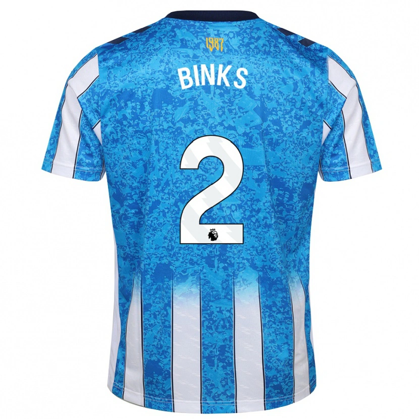 Danxen Pánské Luis Binks #2 Bílá Modrá Oranžová Domů Hráčské Dresy 2026/27 Dres