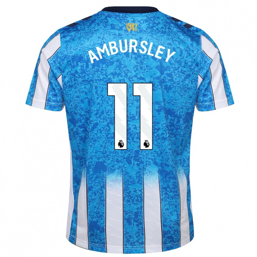 Danxen Pánské Conrad Ambursley #11 Bílá Modrá Oranžová Domů Hráčské Dresy 2026/27 Dres