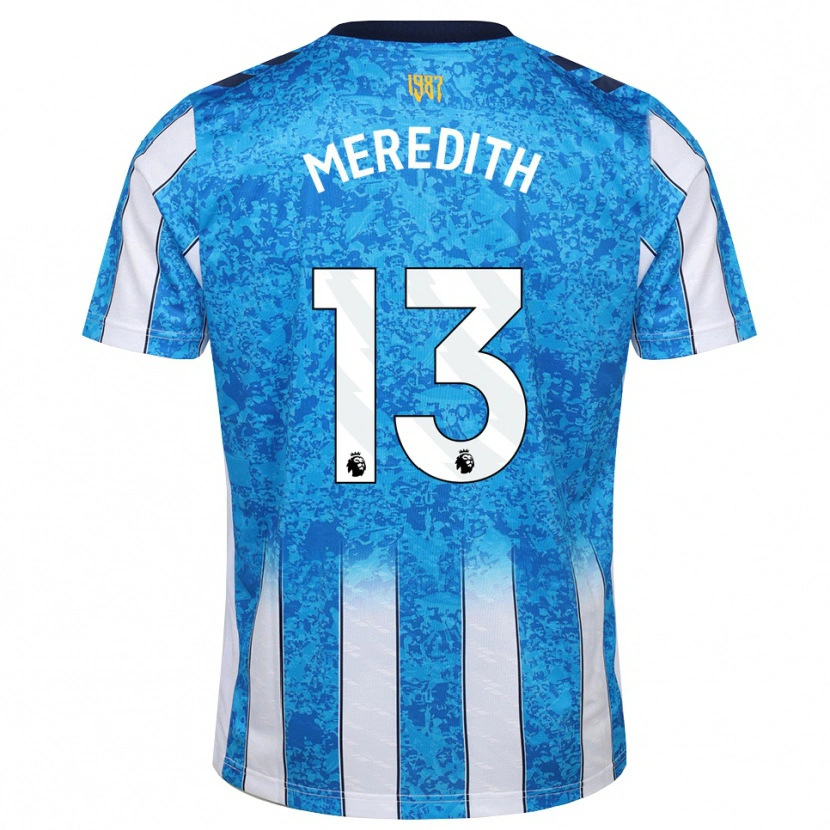 Danxen Pánské Eliot Meredith #13 Bílá Modrá Oranžová Domů Hráčské Dresy 2026/27 Dres