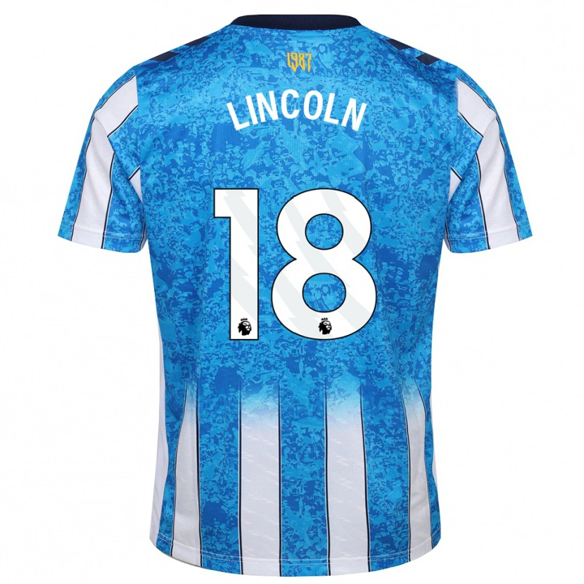 Danxen Pánské Khavarni Lincoln #18 Bílá Modrá Oranžová Domů Hráčské Dresy 2026/27 Dres