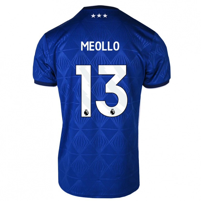 Danxen Pánské Nina Meollo #13 Středně Modrá Bílá Červená Domů Hráčské Dresy 2026/27 Dres
