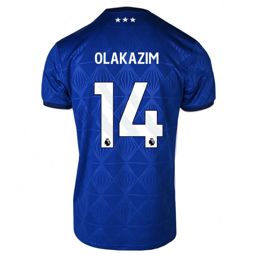 Danxen Pánské Mustaan Olakazim #14 Středně Modrá Bílá Červená Domů Hráčské Dresy 2026/27 Dres