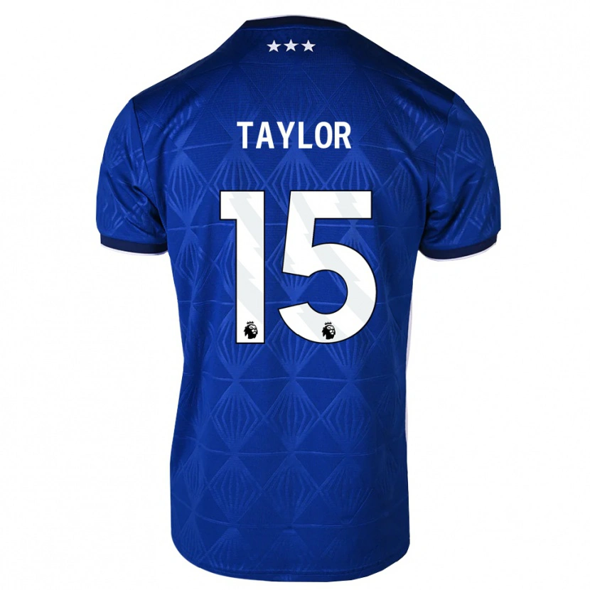 Danxen Pánské Tom Taylor #15 Středně Modrá Bílá Červená Domů Hráčské Dresy 2026/27 Dres