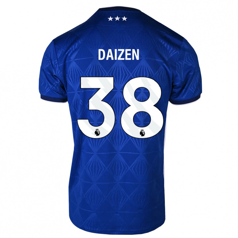 Danxen Pánské Daizen Maeda #38 Středně Modrá Bílá Červená Domů Hráčské Dresy 2026/27 Dres