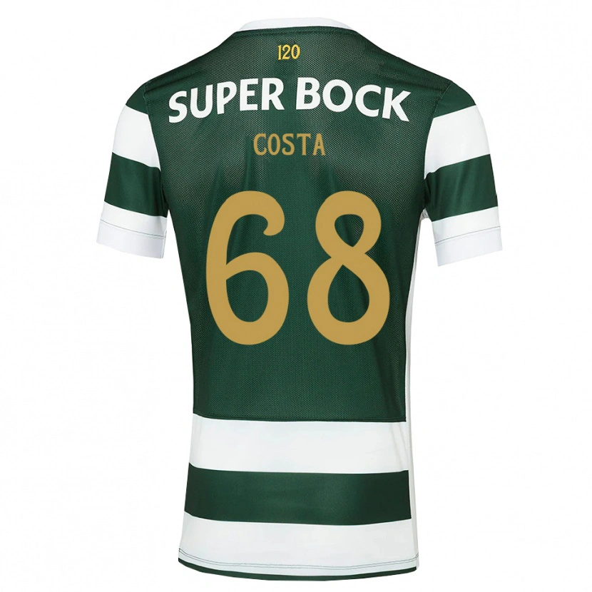 Danxen Pánské Daniel Costa #68 Tmavě Břidlicově Šedá Bílá Domů Hráčské Dresy 2026/27 Dres