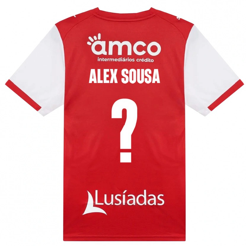 Danxen Pánské Alex Sousa #0 Bílá Červená Černá Domů Hráčské Dresy 2026/27 Dres