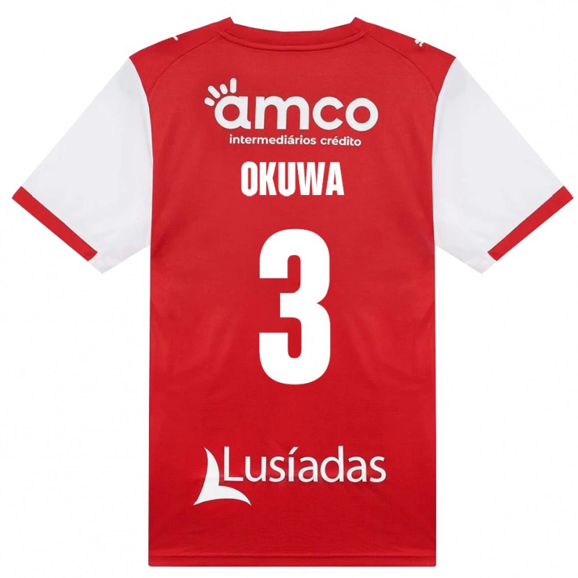 Danxen Pánské Temi Okuwa #3 Bílá Červená Černá Domů Hráčské Dresy 2026/27 Dres