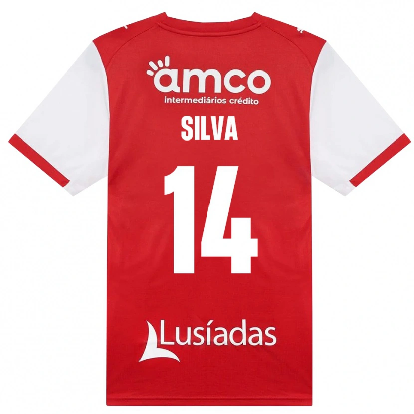 Danxen Pánské Dolores Silva #14 Bílá Červená Černá Domů Hráčské Dresy 2026/27 Dres