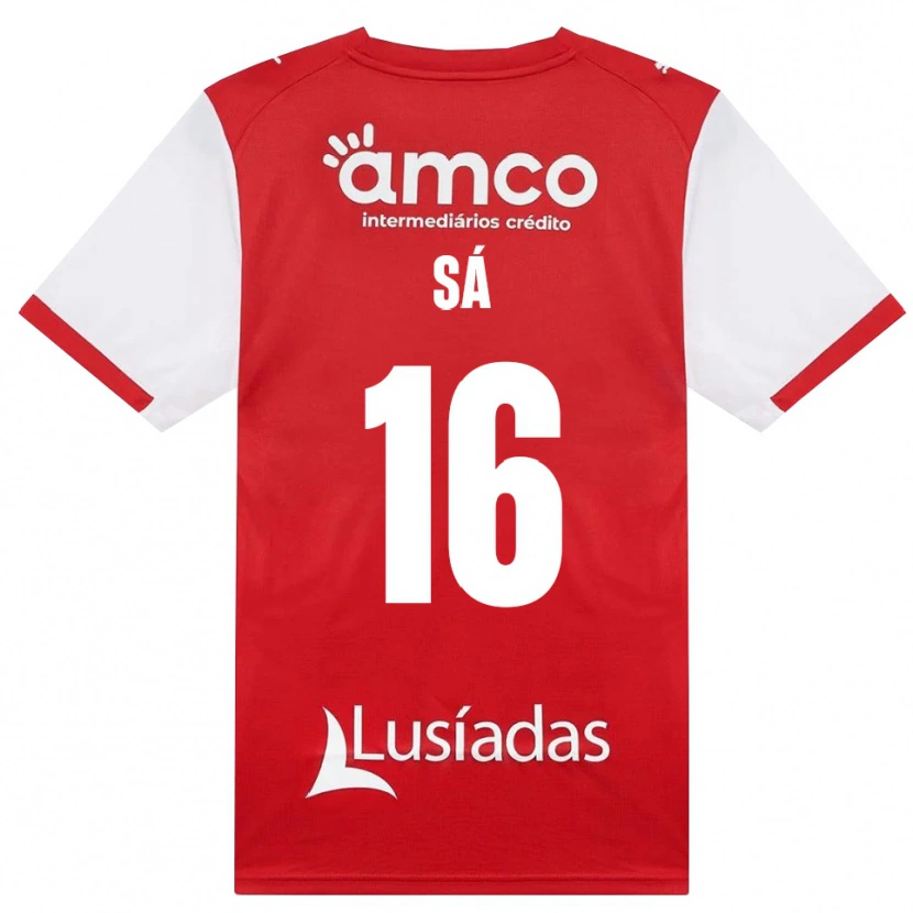 Danxen Pánské Alex Sá #16 Bílá Červená Černá Domů Hráčské Dresy 2026/27 Dres