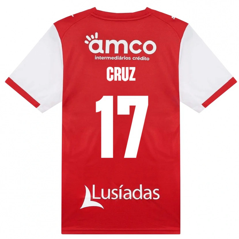 Danxen Pánské Salvador Cruz #17 Bílá Červená Černá Domů Hráčské Dresy 2026/27 Dres