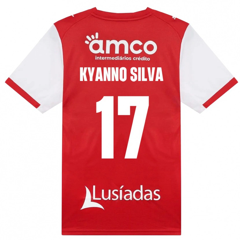 Danxen Pánské Kyanno Silva #17 Bílá Červená Černá Domů Hráčské Dresy 2026/27 Dres