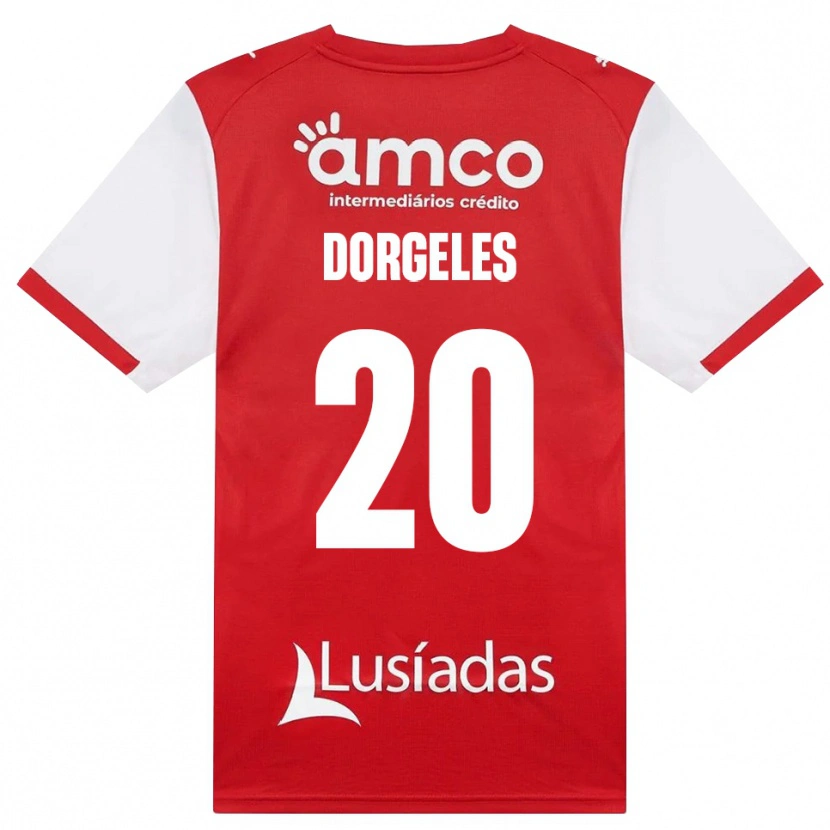 Danxen Pánské Mario Dorgeles #20 Bílá Červená Černá Domů Hráčské Dresy 2026/27 Dres