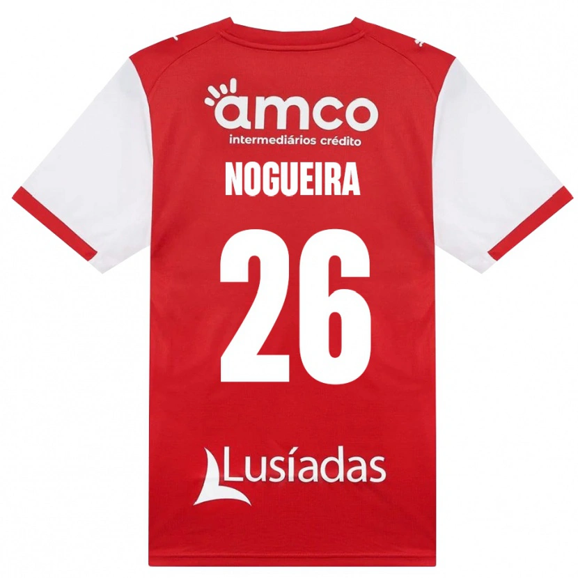 Danxen Pánské Ana Nogueira #26 Bílá Červená Černá Domů Hráčské Dresy 2026/27 Dres