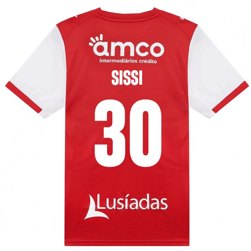 Danxen Pánské Sissi #30 Bílá Červená Černá Domů Hráčské Dresy 2026/27 Dres