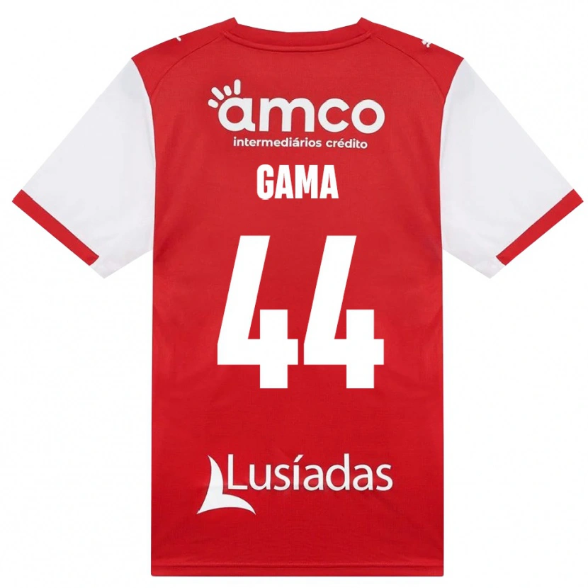 Danxen Pánské Dinis Gama #44 Bílá Červená Černá Domů Hráčské Dresy 2026/27 Dres