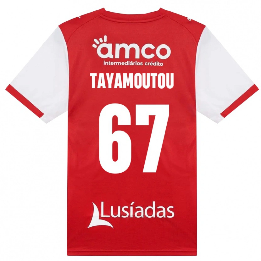 Danxen Pánské Enzo Tayamoutou #67 Bílá Červená Černá Domů Hráčské Dresy 2026/27 Dres