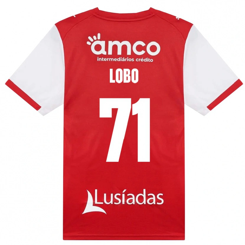 Danxen Pánské Diogo Lobo #71 Bílá Červená Černá Domů Hráčské Dresy 2026/27 Dres