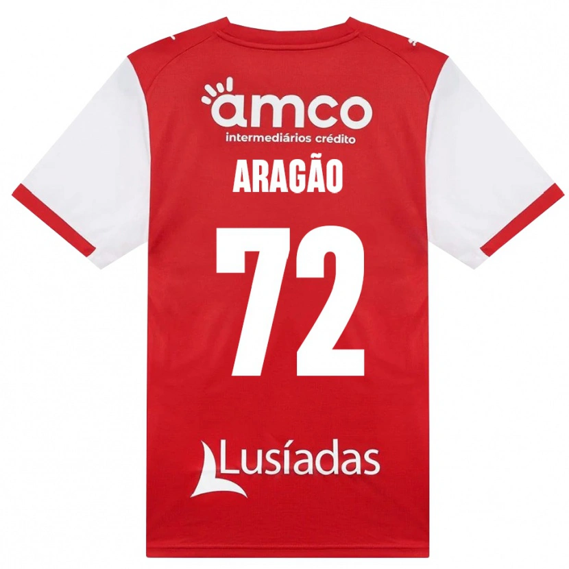 Danxen Pánské João Aragão #72 Bílá Červená Černá Domů Hráčské Dresy 2026/27 Dres