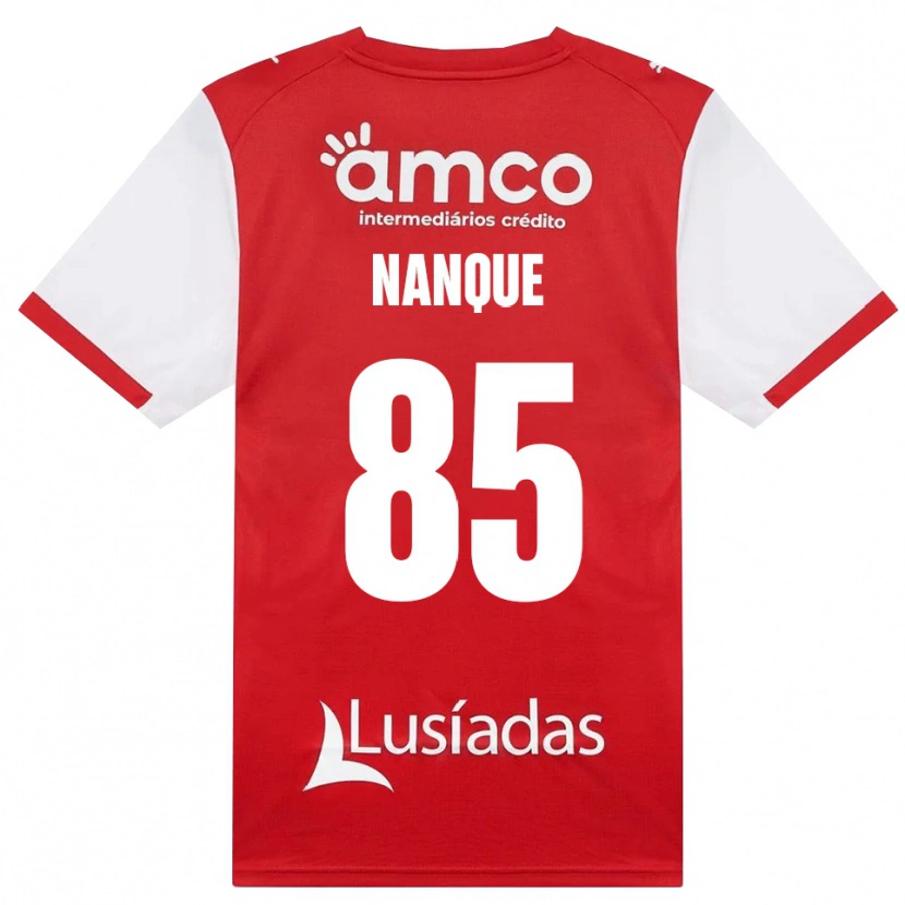 Danxen Pánské Edgar Nanque #85 Bílá Červená Černá Domů Hráčské Dresy 2026/27 Dres
