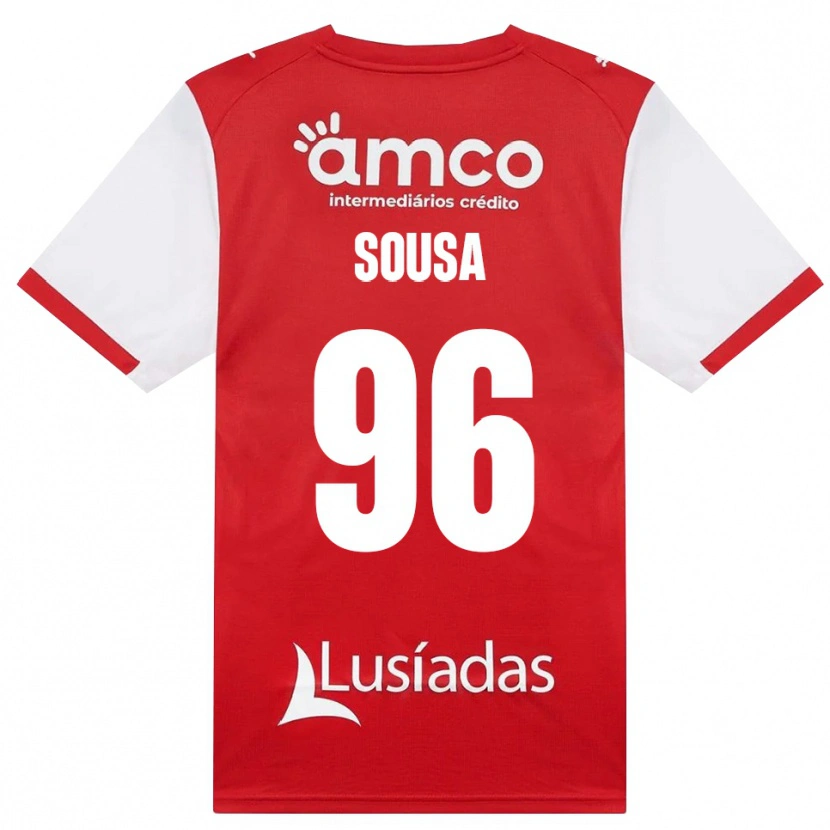 Danxen Pánské Afonso Dias Sousa #96 Bílá Červená Černá Domů Hráčské Dresy 2026/27 Dres