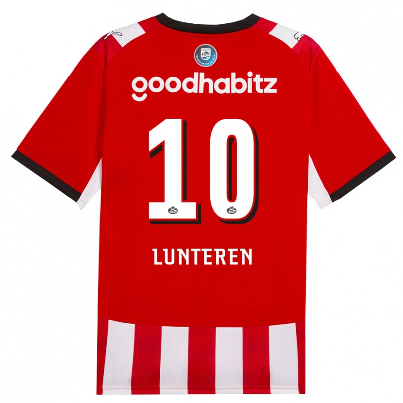 Danxen Pánské Desiree Van Lunteren #10 Červená Bílá Černá Domů Hráčské Dresy 2026/27 Dres