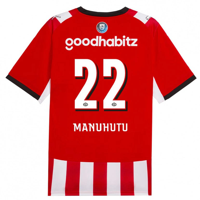 Danxen Pánské Rivas Manuhutu #22 Červená Bílá Černá Domů Hráčské Dresy 2026/27 Dres