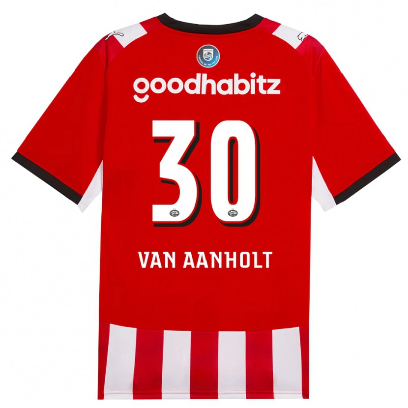 Danxen Pánské Patrick Van Aanholt #30 Červená Bílá Černá Domů Hráčské Dresy 2026/27 Dres