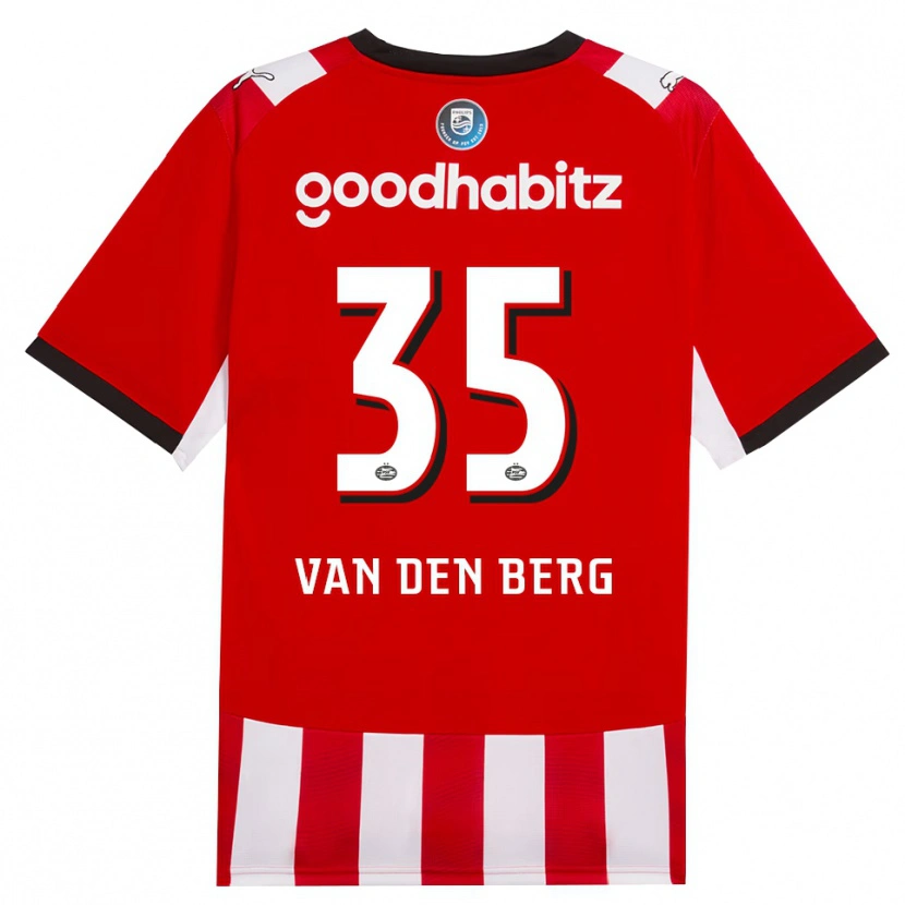 Danxen Pánské Joël Van Den Berg #35 Červená Bílá Černá Domů Hráčské Dresy 2026/27 Dres