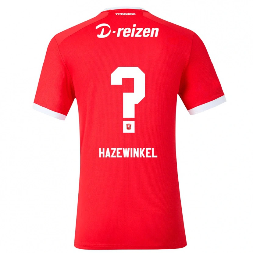 Danxen Pánské Ruben Hazewinkel #0 Červená Bílá Domů Hráčské Dresy 2026/27 Dres