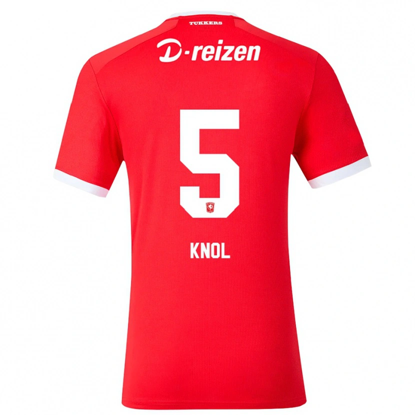 Danxen Pánské Anna Knol #5 Červená Bílá Domů Hráčské Dresy 2026/27 Dres