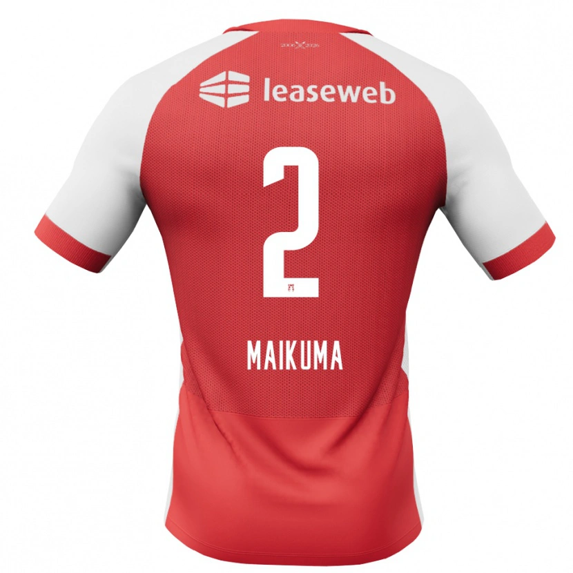 Danxen Pánské Seiya Maikuma #2 Červená Bílá Černá Domů Hráčské Dresy 2026/27 Dres