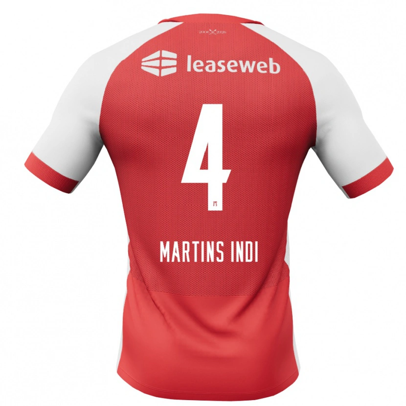 Danxen Pánské Bruno Martins Indi #4 Červená Bílá Černá Domů Hráčské Dresy 2026/27 Dres