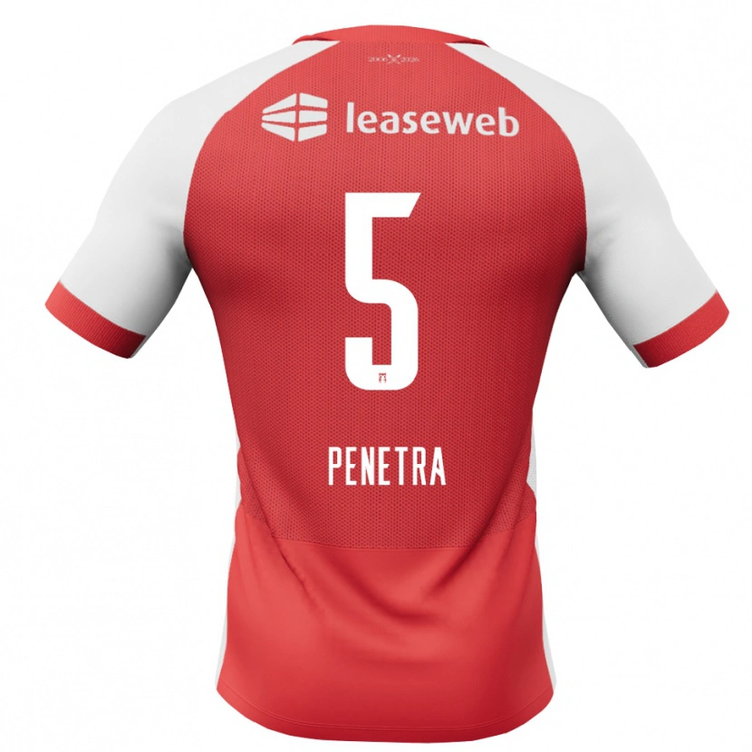 Danxen Pánské Alexandre Penetra #5 Červená Bílá Černá Domů Hráčské Dresy 2026/27 Dres