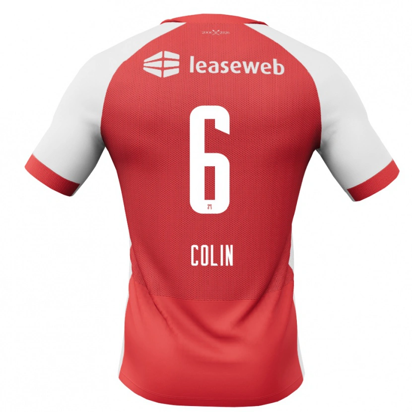 Danxen Pánské Isa Colin #6 Červená Bílá Černá Domů Hráčské Dresy 2026/27 Dres